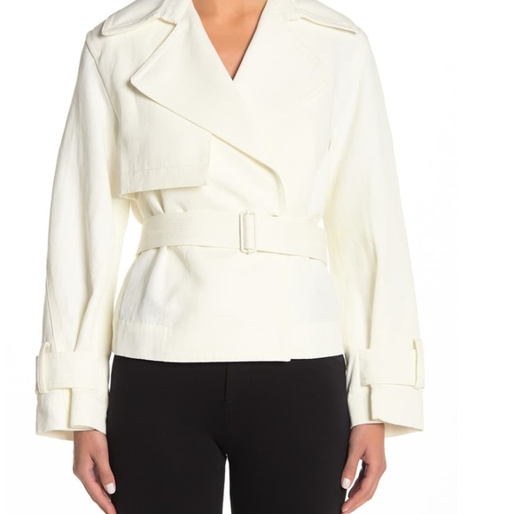 Vince Jackets & Blazers - NWT Vince Notch Lapel  Linen Blend Twill Jacket L